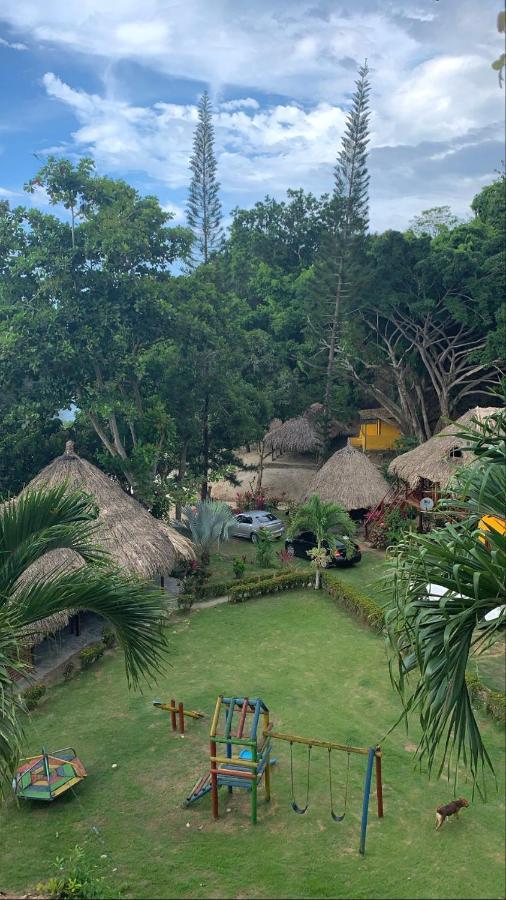 Ecohostal Palmares Del Rio Guachaca Exterior foto
